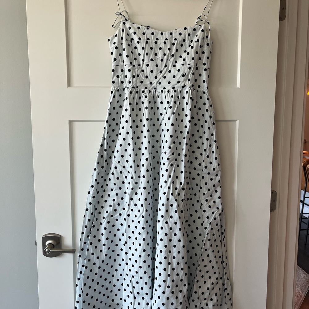 Reformation Vinny Polka Dot Dress